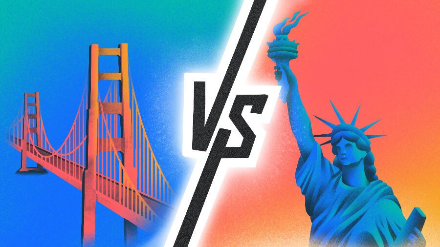 NY vs SF
